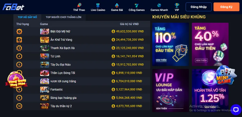 Chơi Sic Bo và Dragon Tiger tại QT99